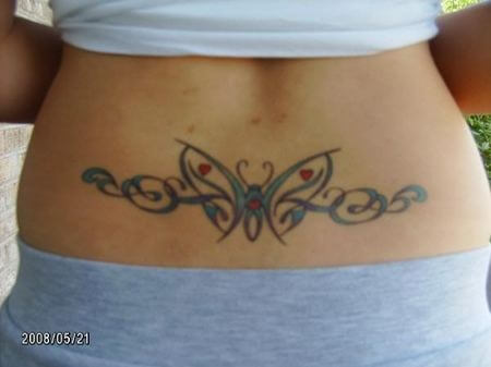 Lower back butterfly tattoo designs 12 - Tattoo Designs for Women