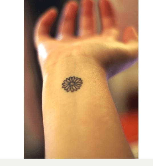 Flower on wrist tattoo designs - Tattoo Designs for Women