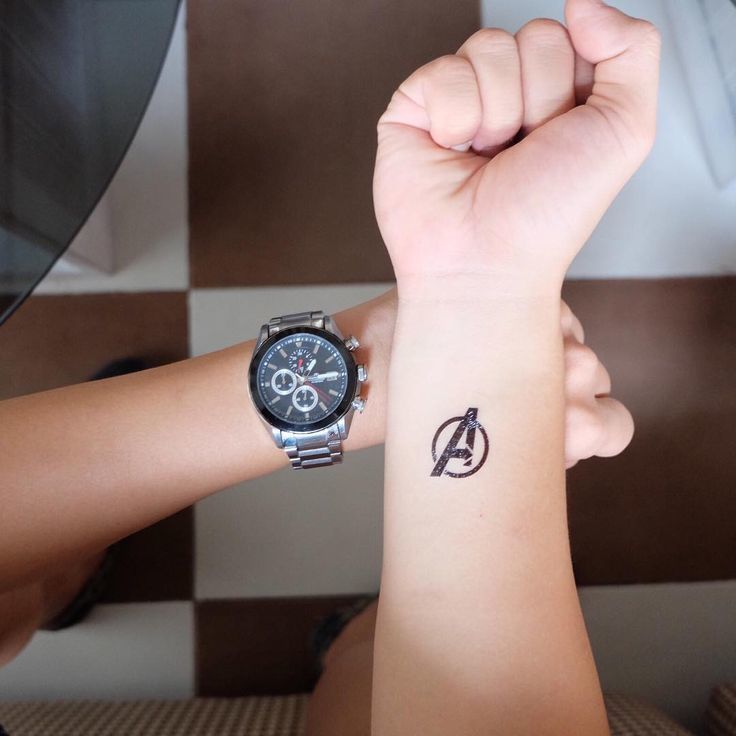 Small ideas tattoo for big Avengers nerds