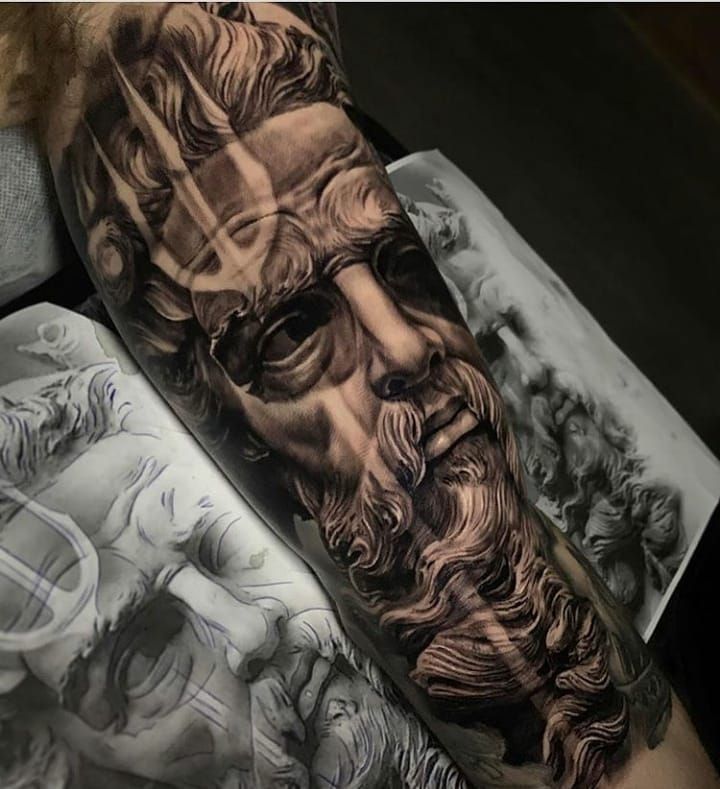 Trident of Zeus tattoo - Tattoo Designs for Women