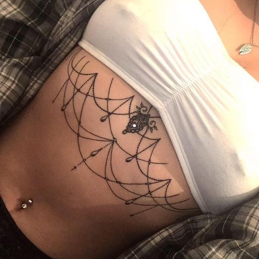 spider-web-tattoo-24 - Tattoo Designs for Women