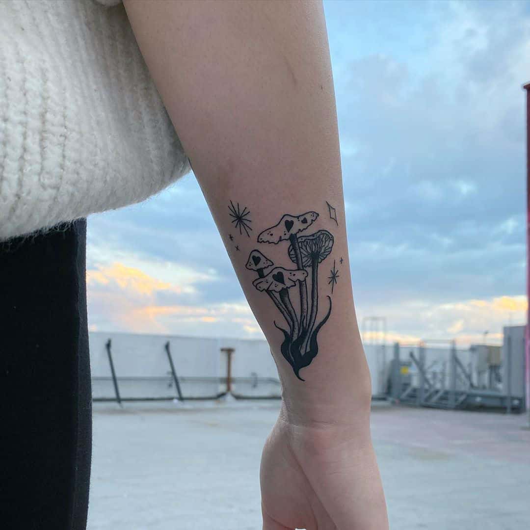Mushroom-tattoo-6 - Tattoo Designs for Women