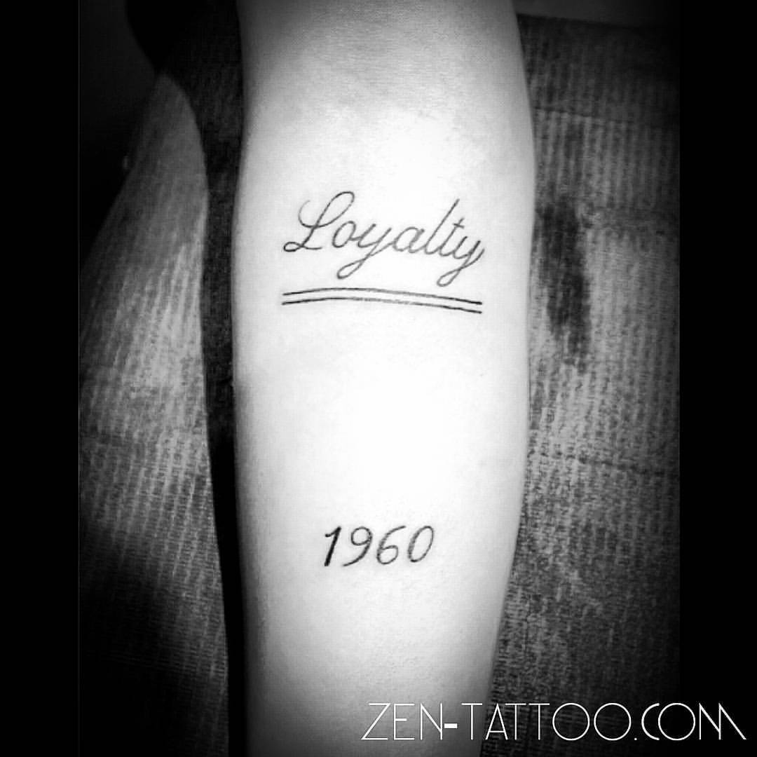 Loyalty tattoo - Tattoo Designs for Women Loyalty Tattoo On Wrist