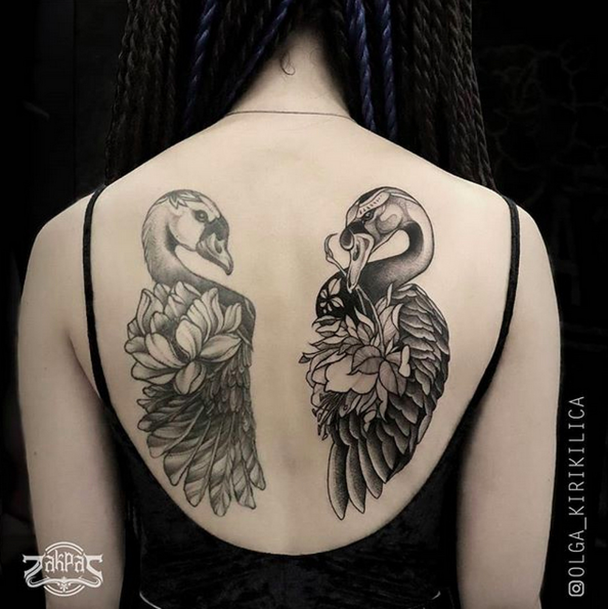 Swan-tattoos-18 - Tattoo Designs for Women